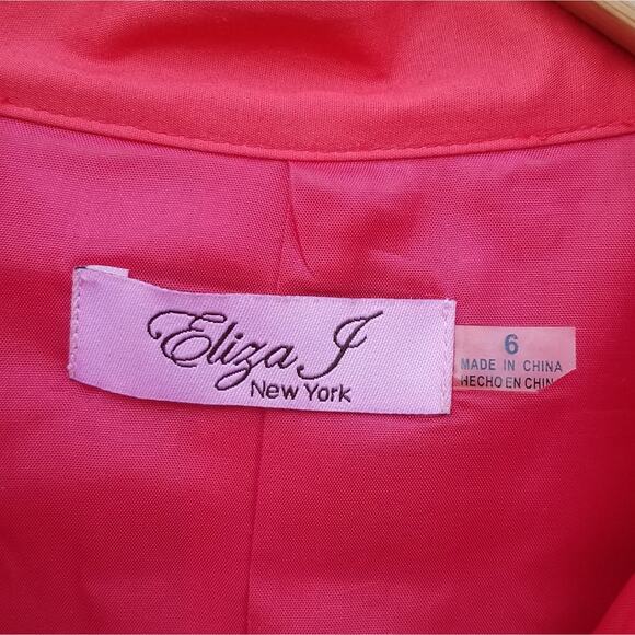 Eliza J | Short Sleeve Button Down Ruffle Dress 6 - Picture 8 of 8